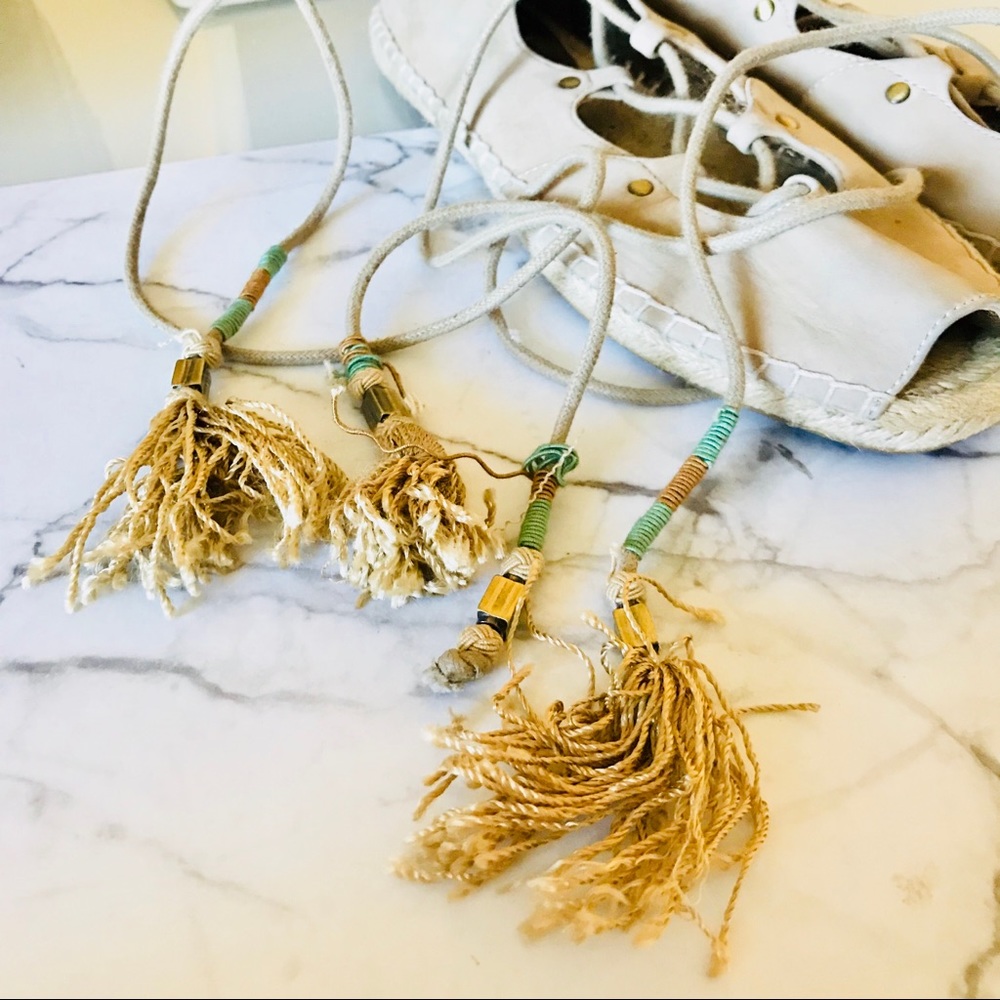 Cynthia Vincent espradille lace up sandals - Picture 5 of 5